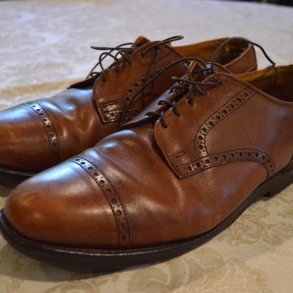 Allen Edmonds Cap Toe Leather Oxford - Size 10.5 D